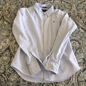 EUC Ralph Lauren button up shirt so 2